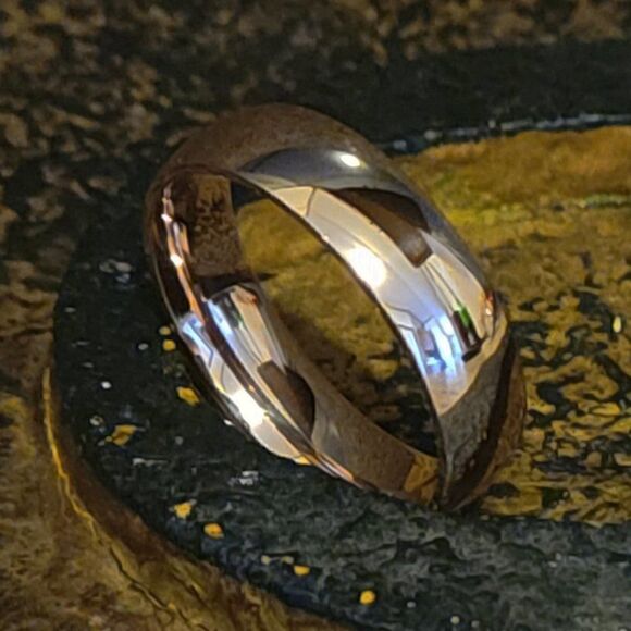 Women's Rose Gold Promise Ring - Girl's Rose Gold Wedding Ring - Picture 4 of 7